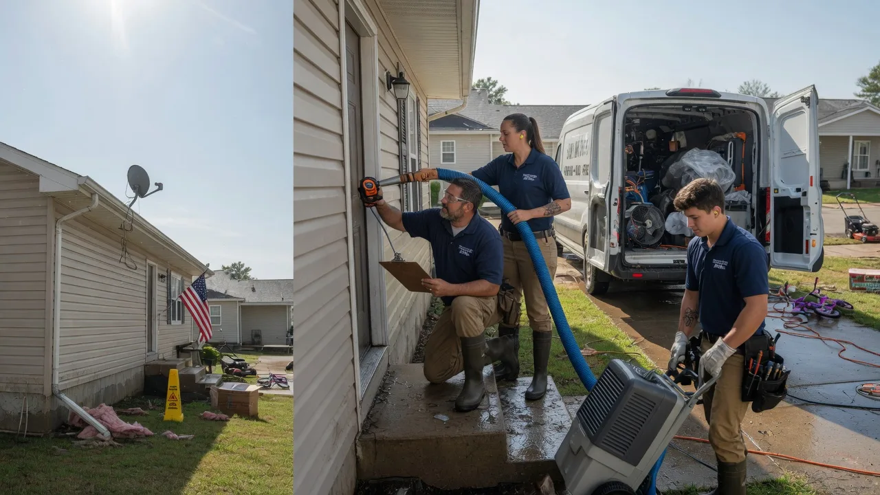 Ceiling Water Damage Restoration in Coleman, MI near me